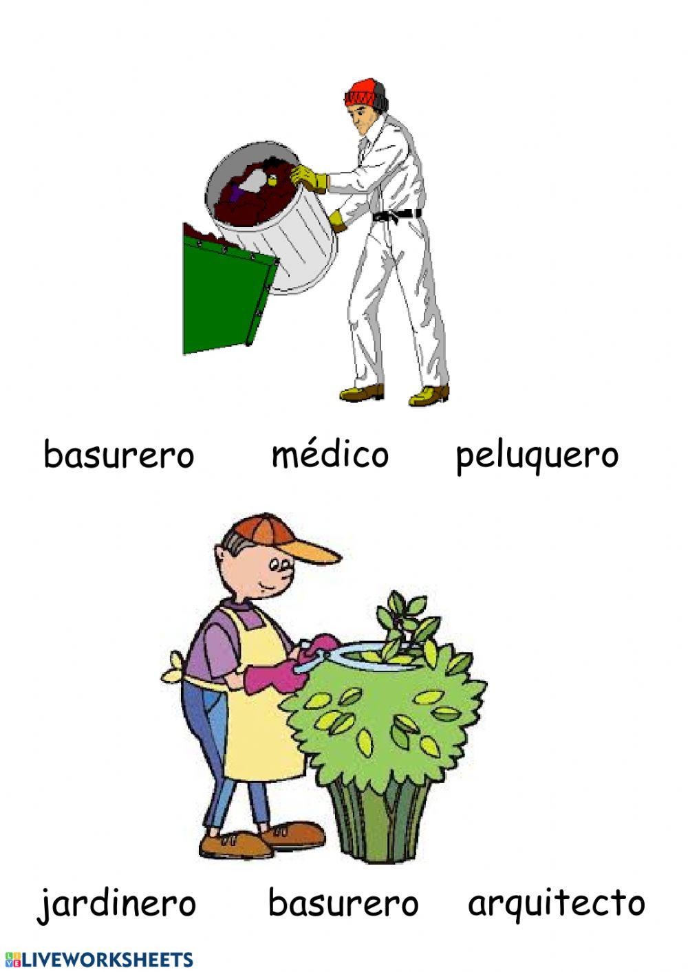 Vocabulario profesiones