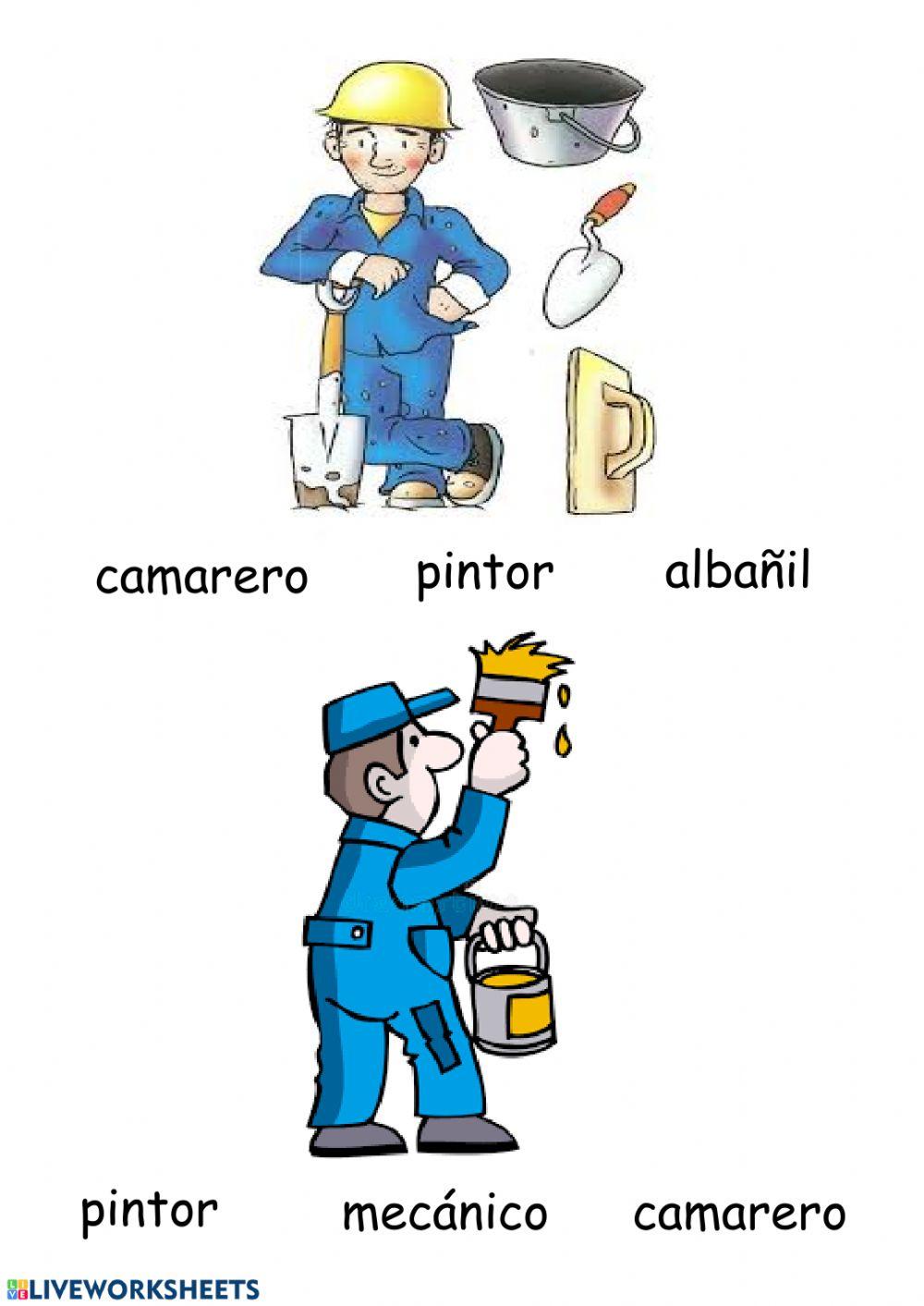 Vocabulario profesiones