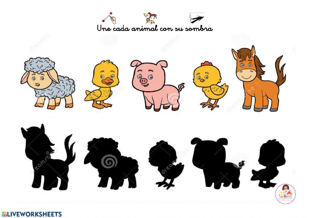 Unie animales y sombras