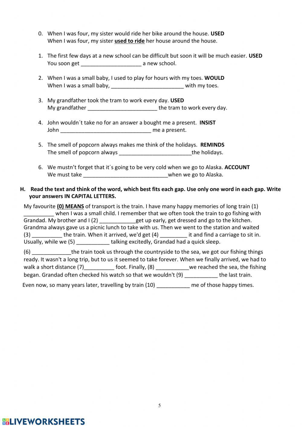 Simple and continuous tenses