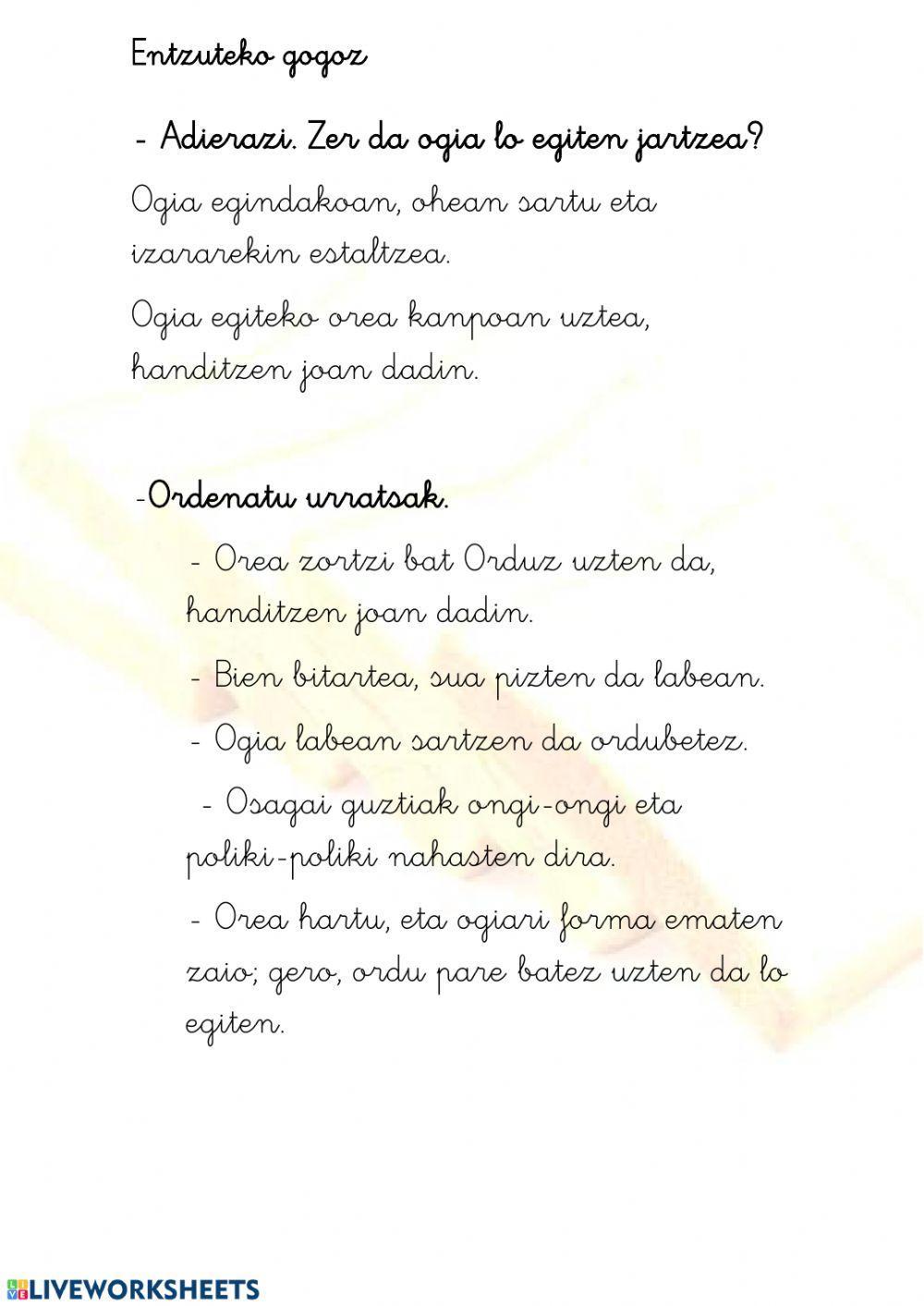 Co - Artisau ogia egiten