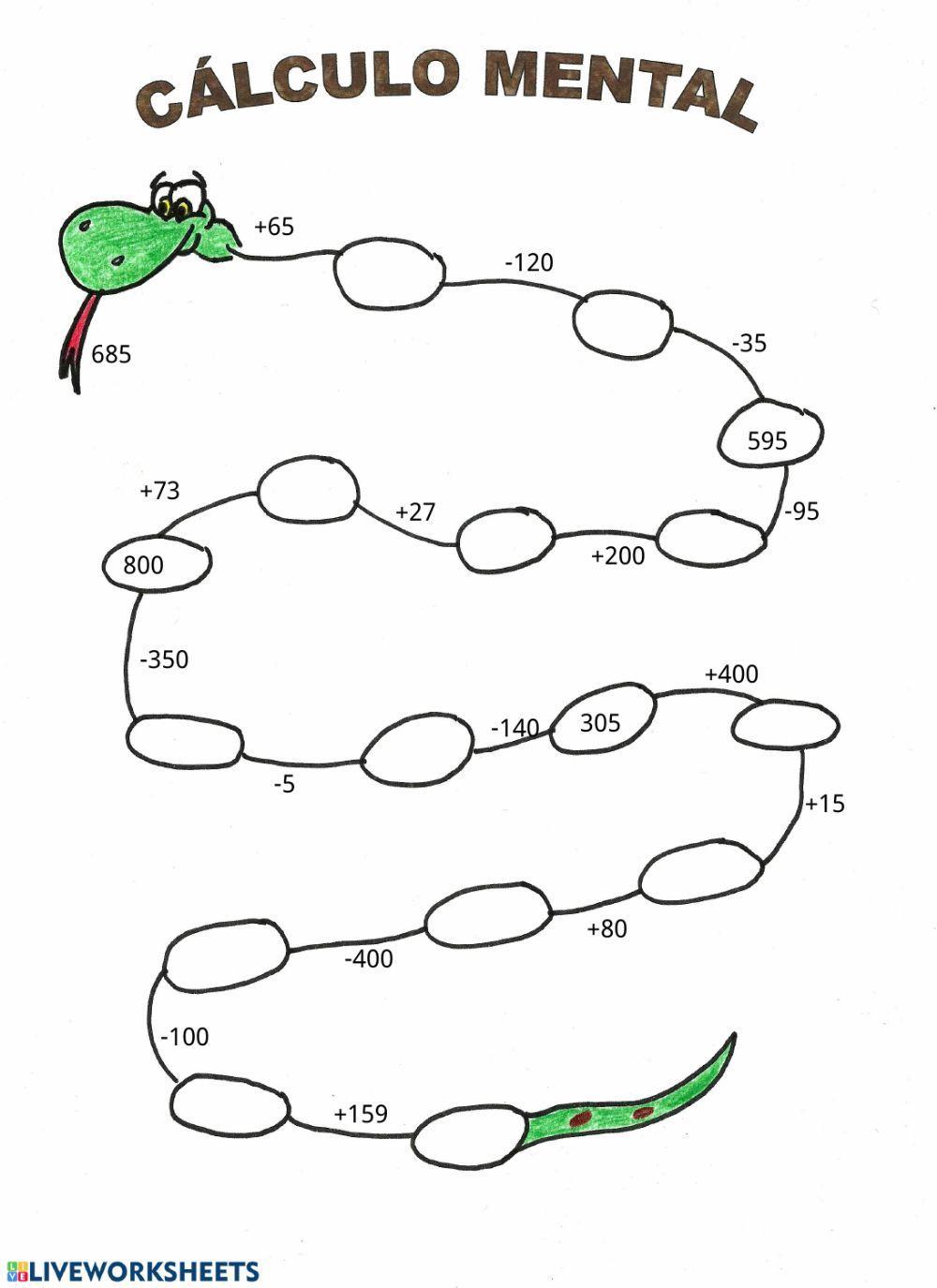 Serpiente de cálculo Serpiente de cálculo