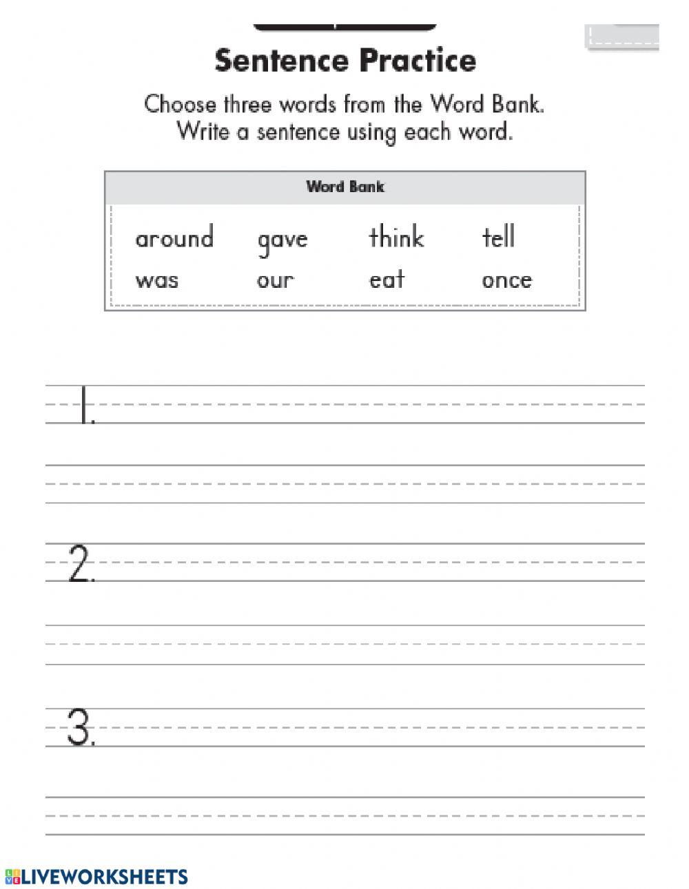 Sight Words - Week 23