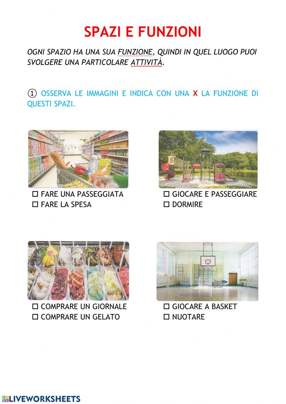 Spazi e funzioni
