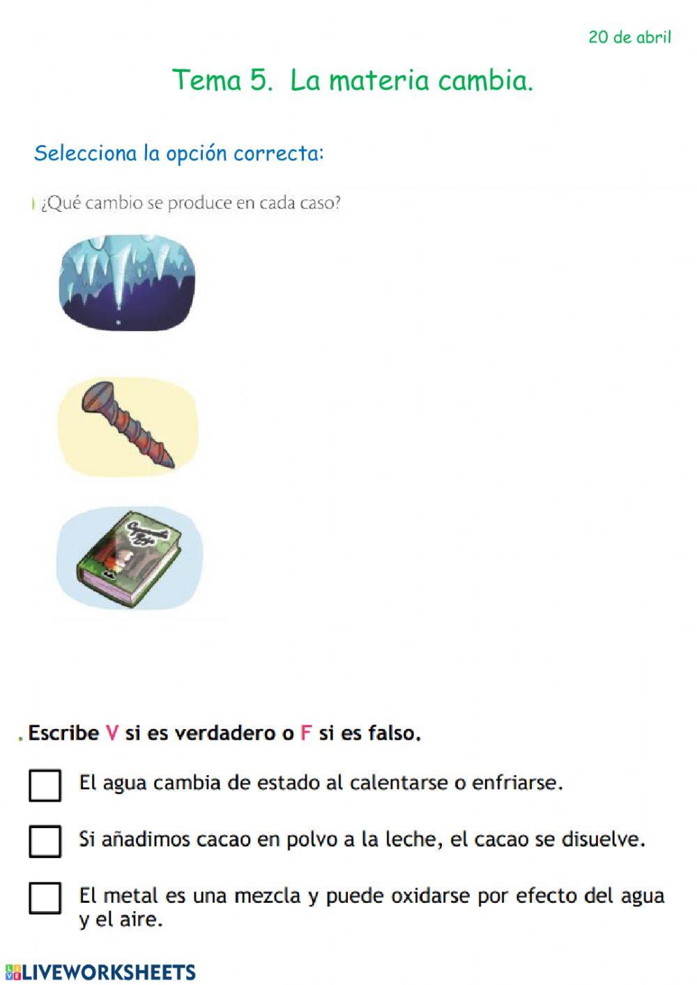 NATURALES. T.5, ficha 2