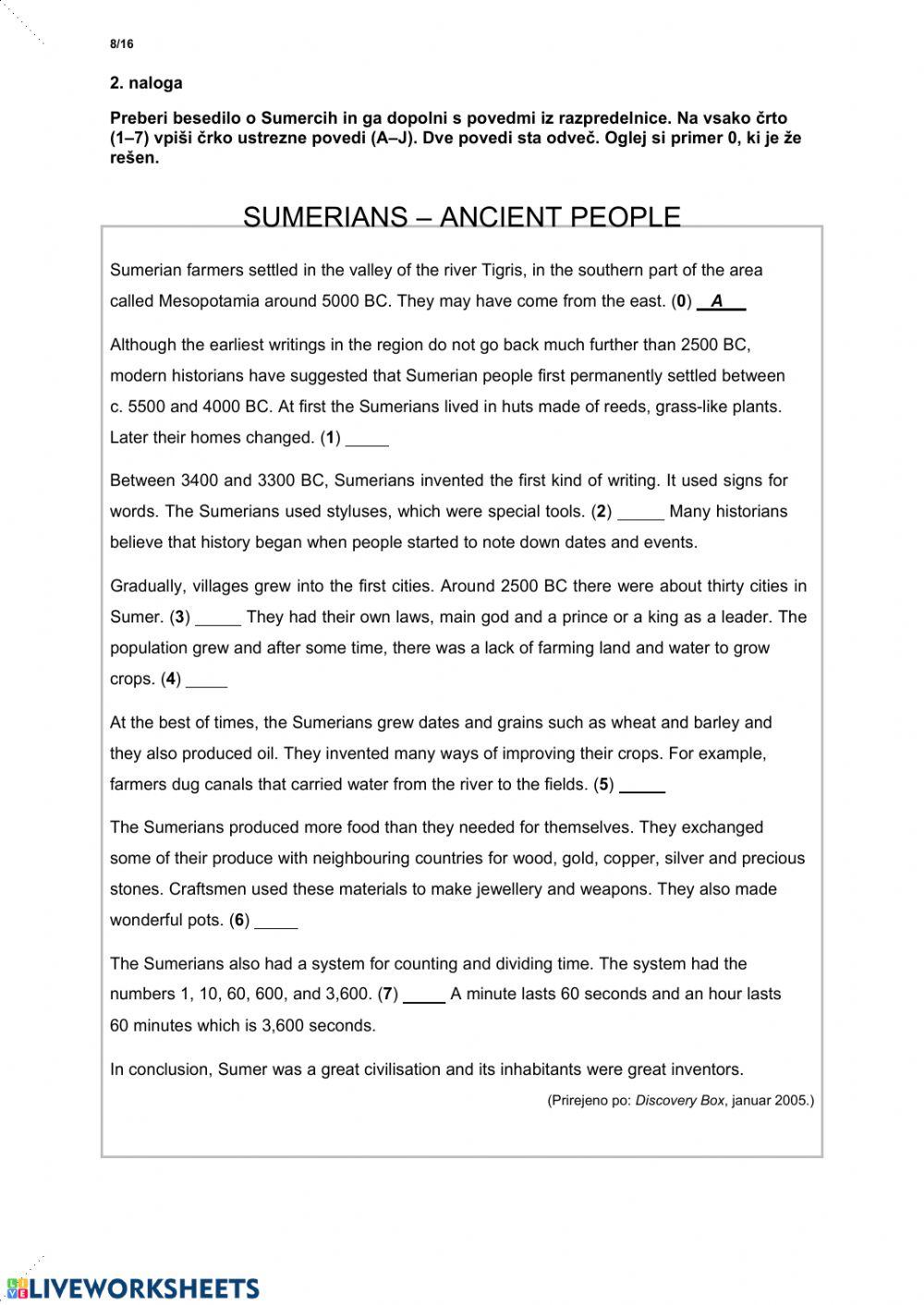 NPZ 2018 Reading comprehension