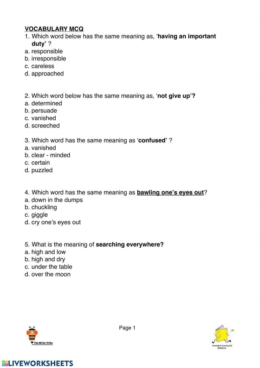 Week 11 English Mastery P1