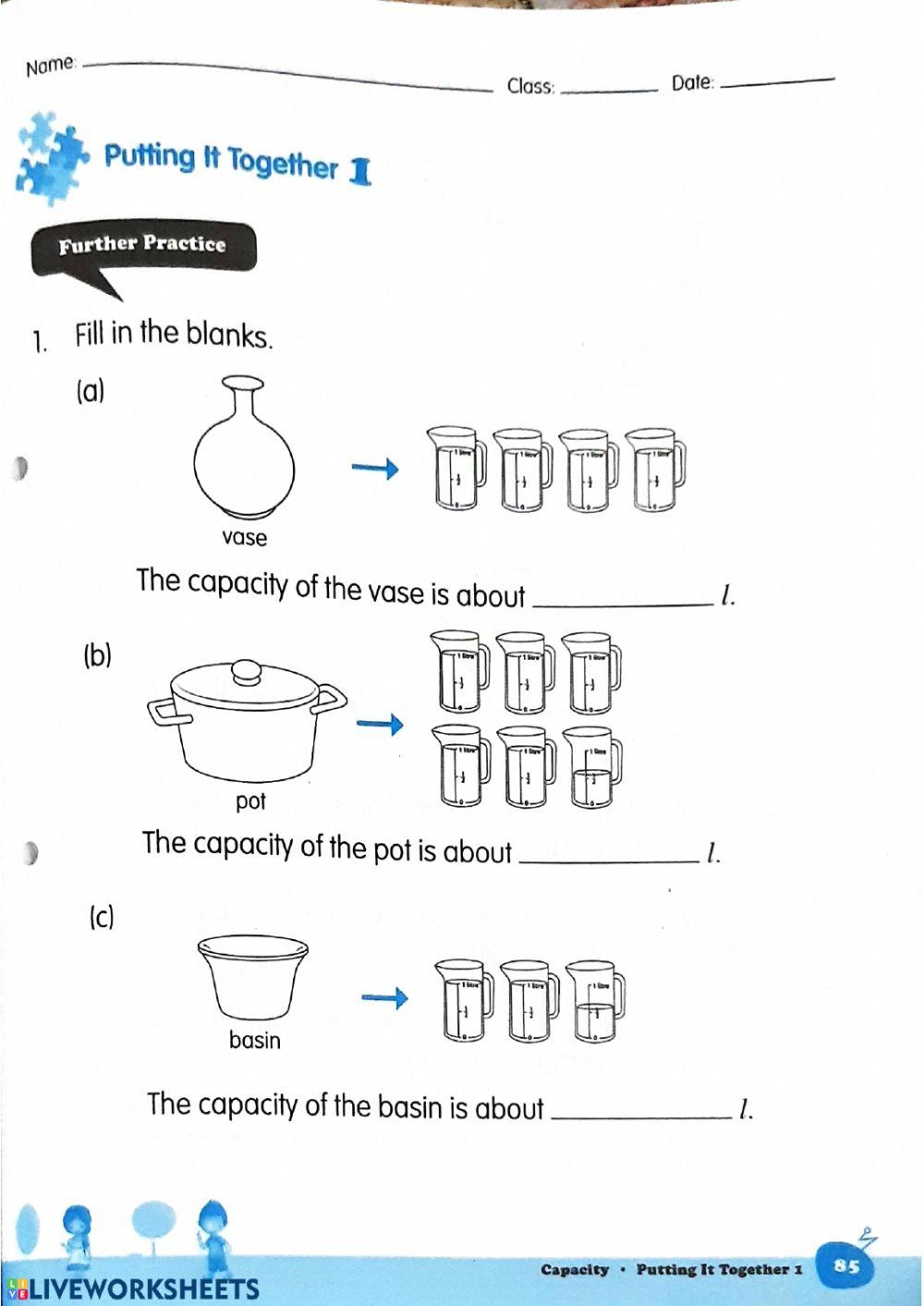 Estimating,Measuring and Comparing Capacity