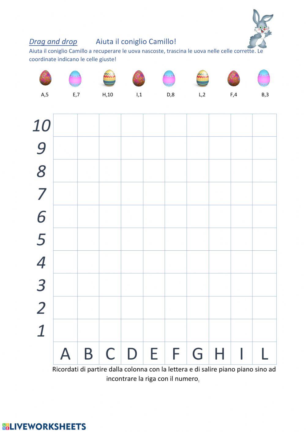 Coordinate worksheet | Live Worksheets