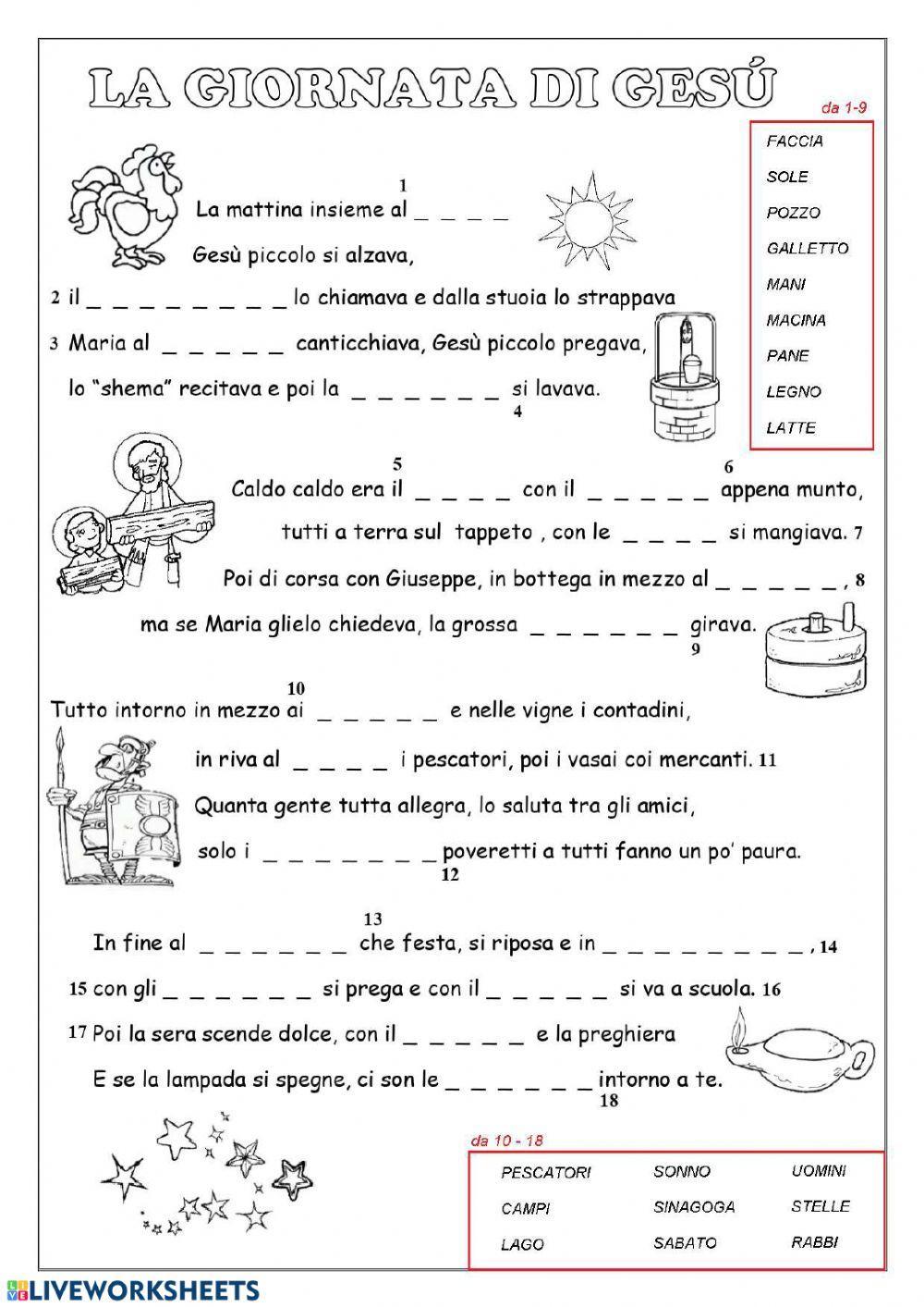 La giornata del piccolo gesu'