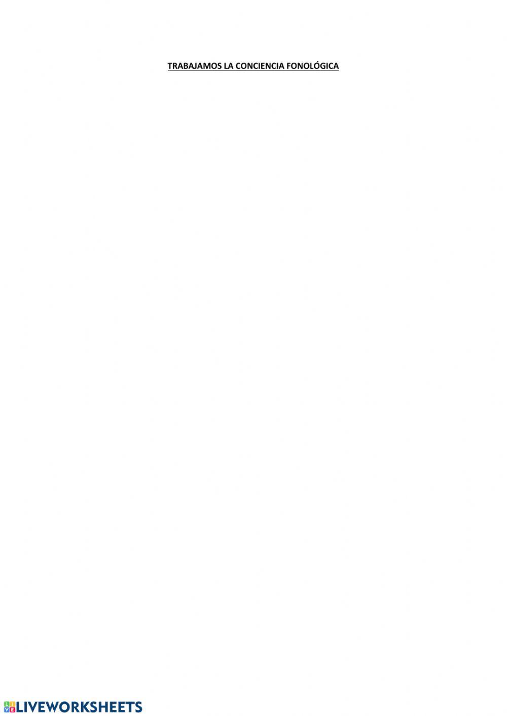 CONCIENCIA FONOLÓGICA