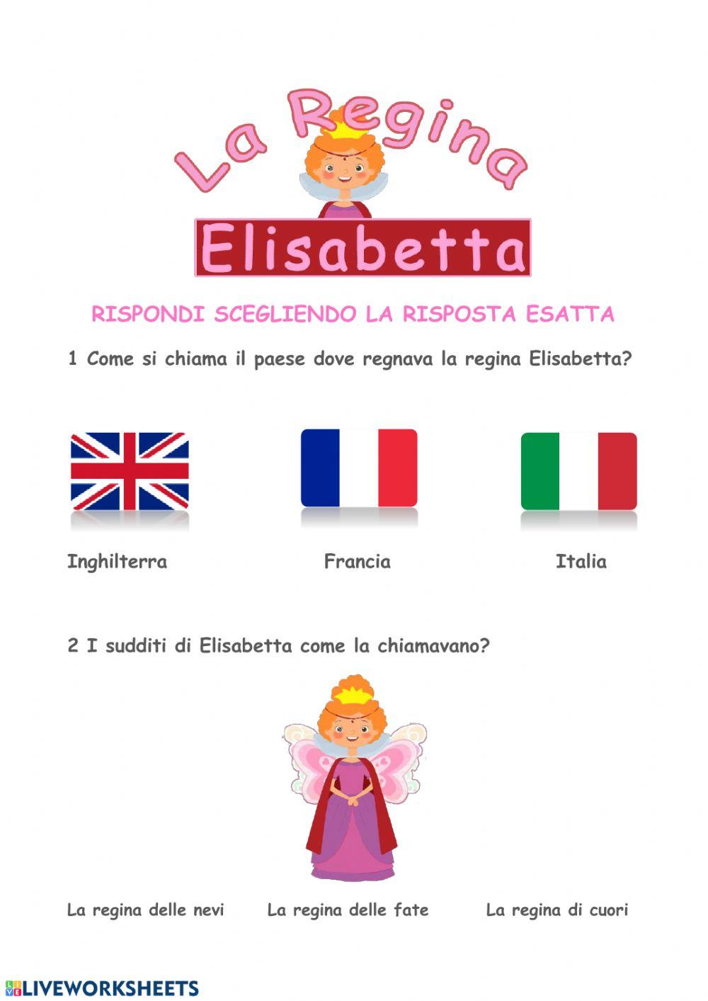 La Regina Elisabetta I