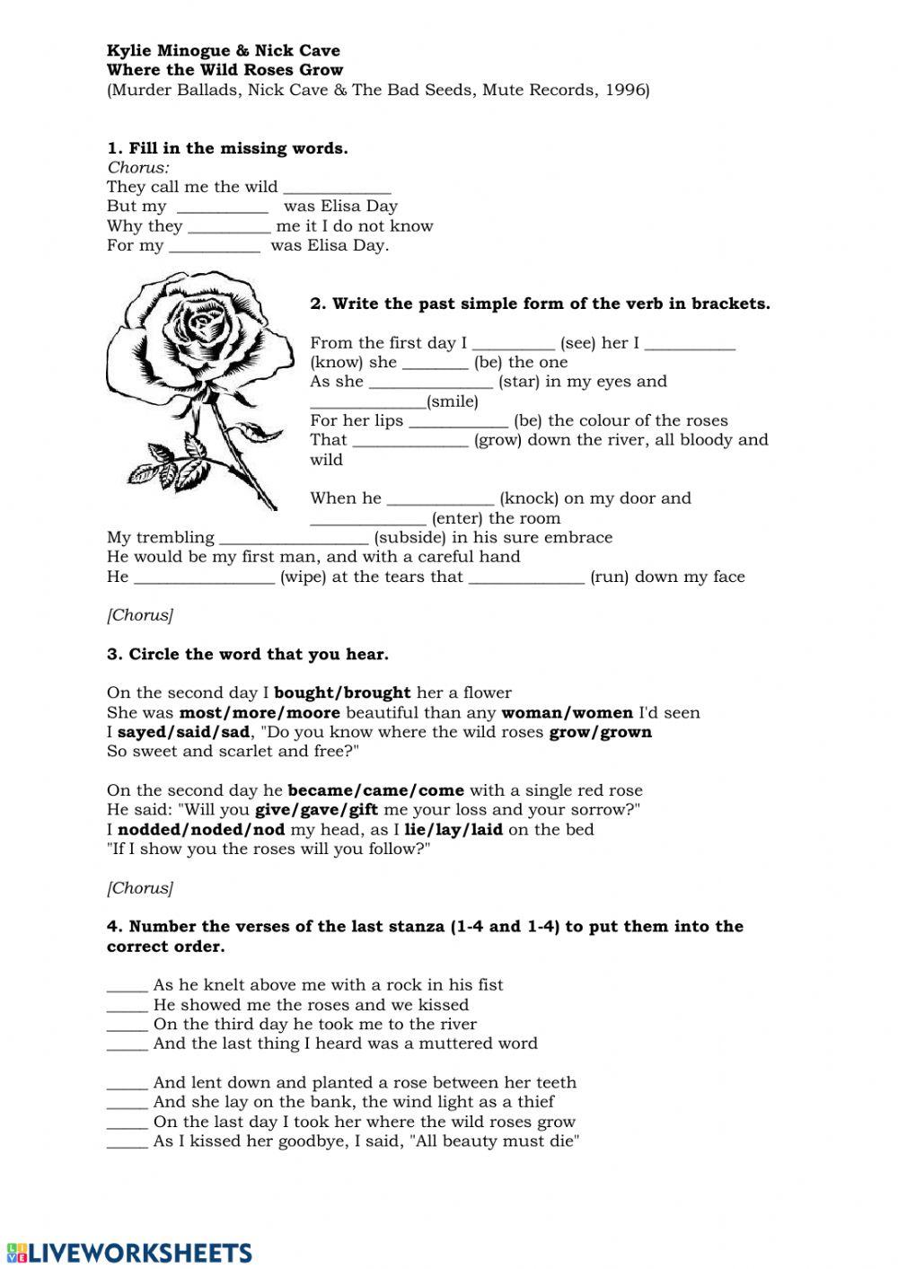 Where the Wild Roses Grow - NIck Cave