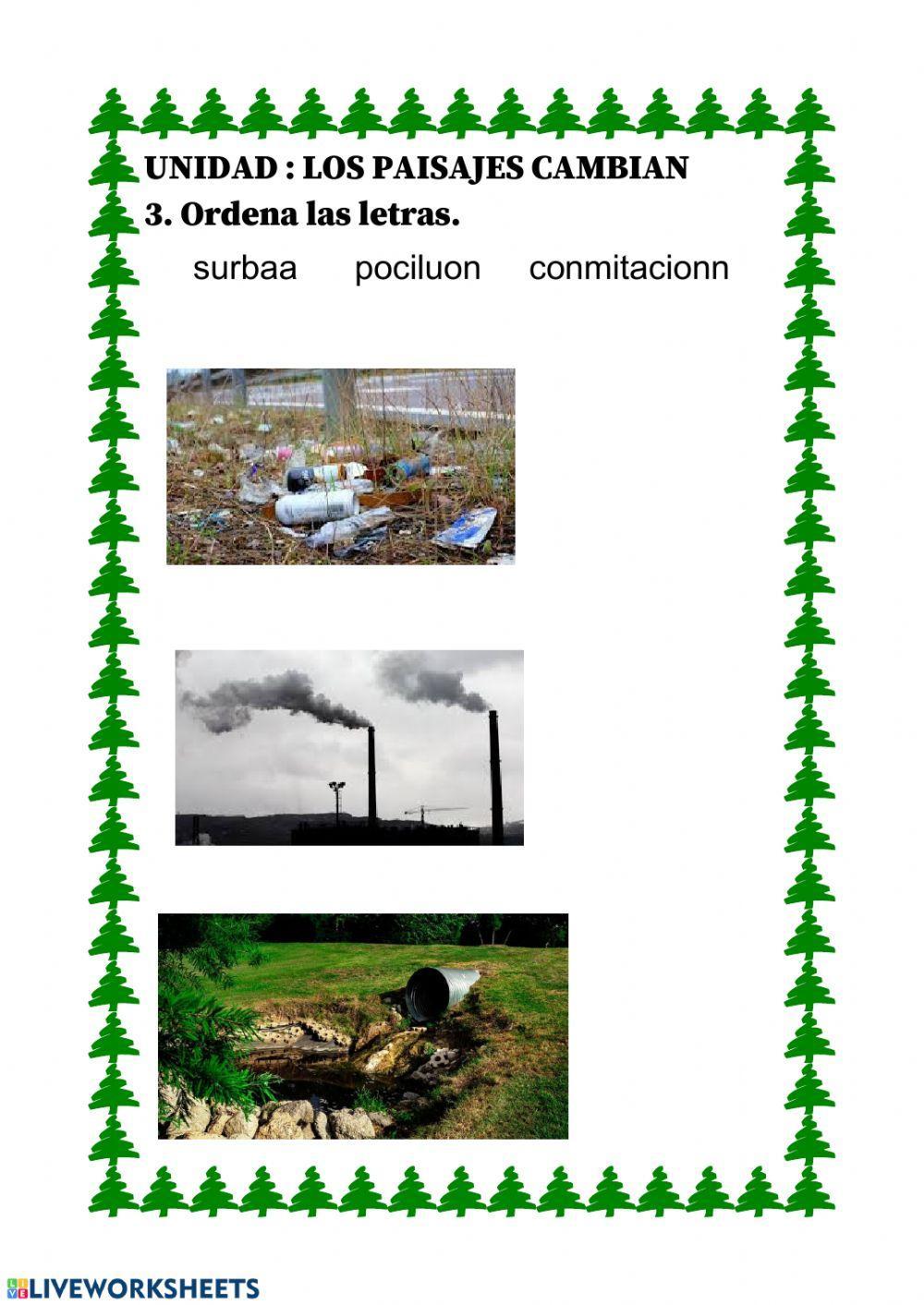 Los paisajes cambian