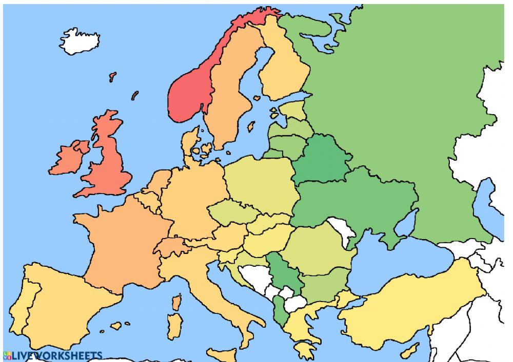 Europako mapa