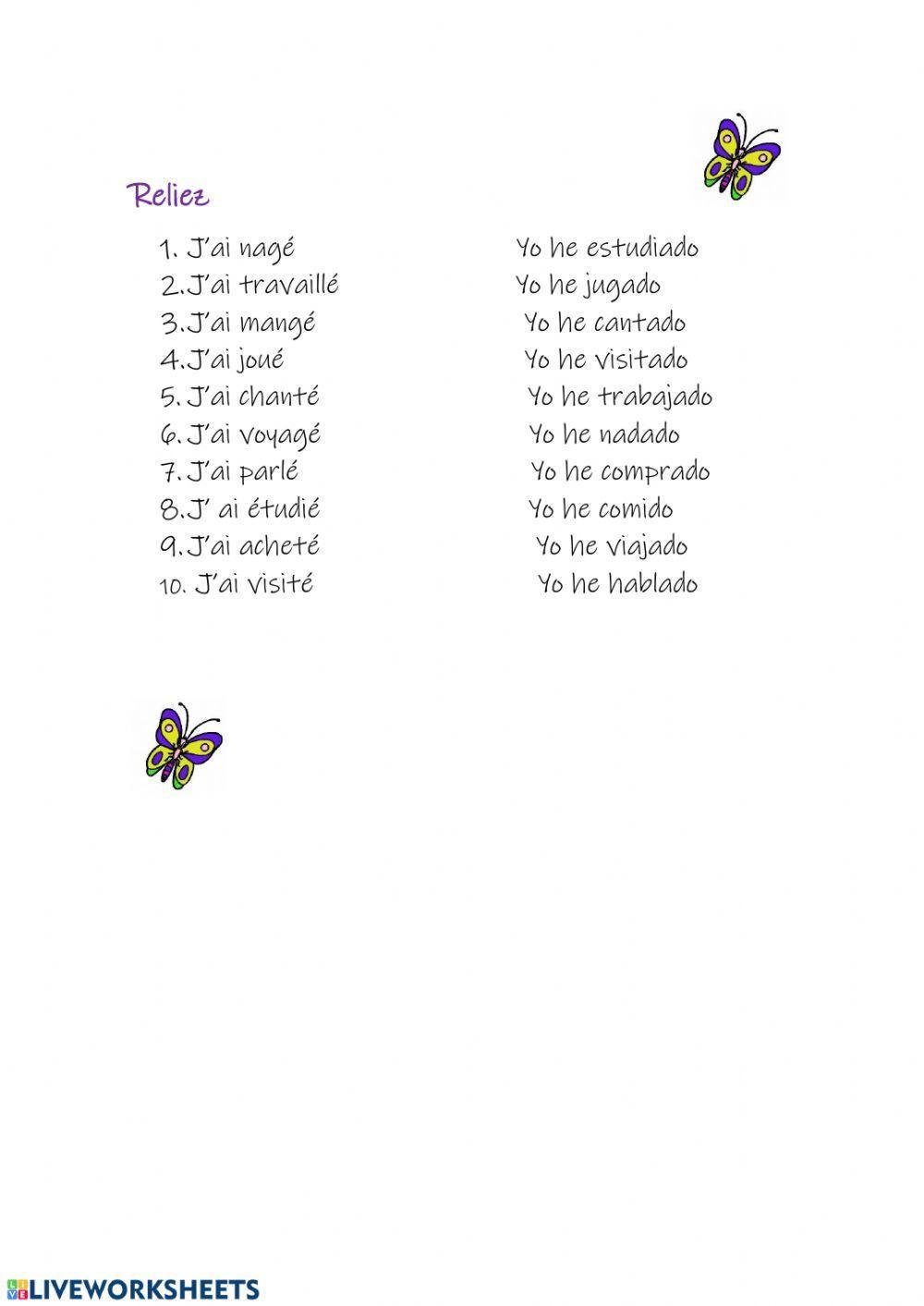 passé composé refuerzo