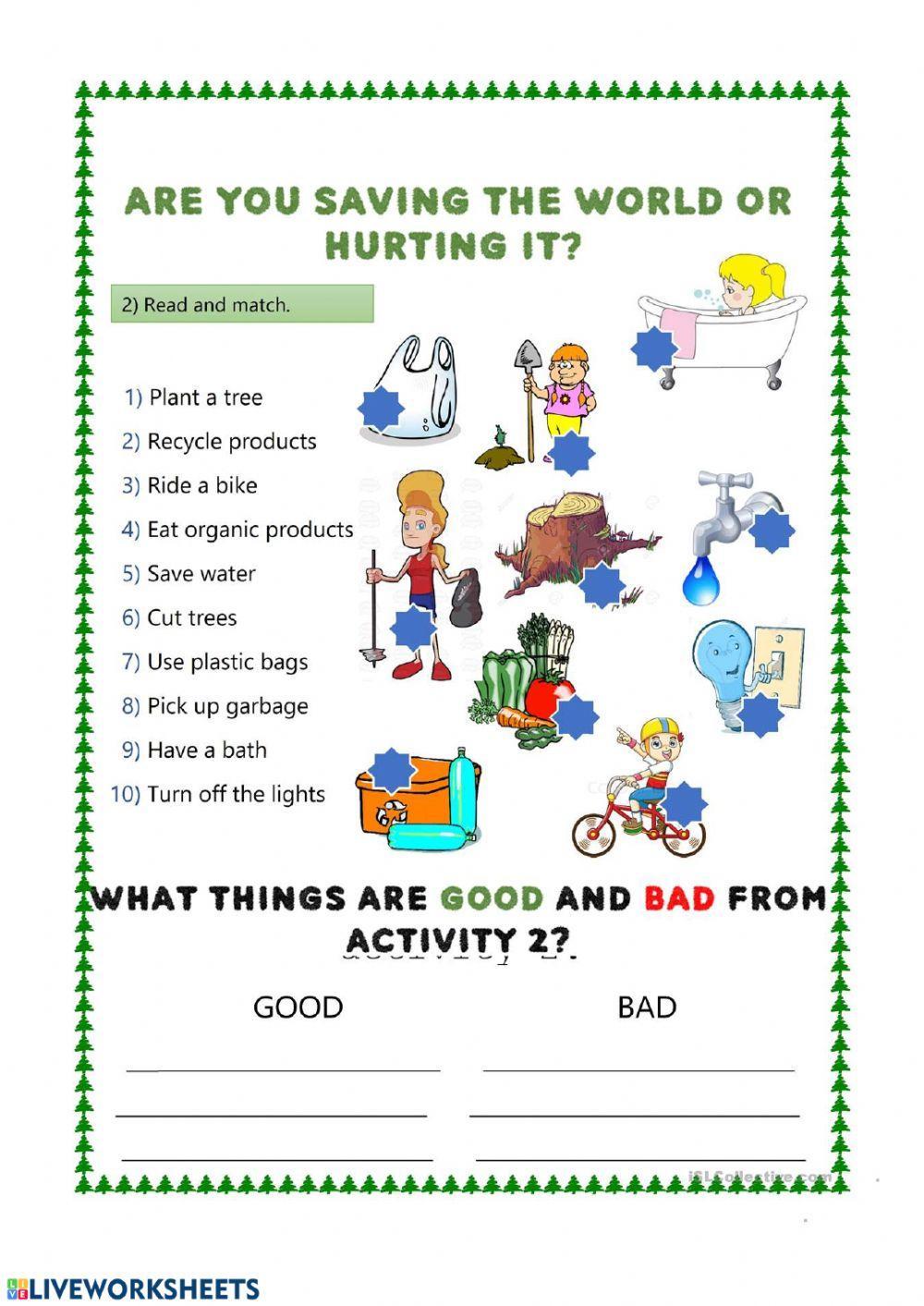 Are you saving the world or hurting it?