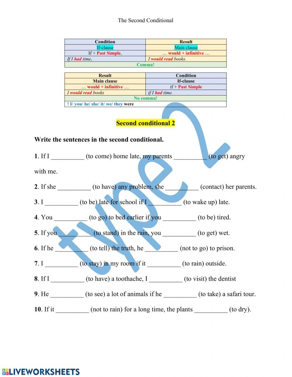 The Second Conditional 2