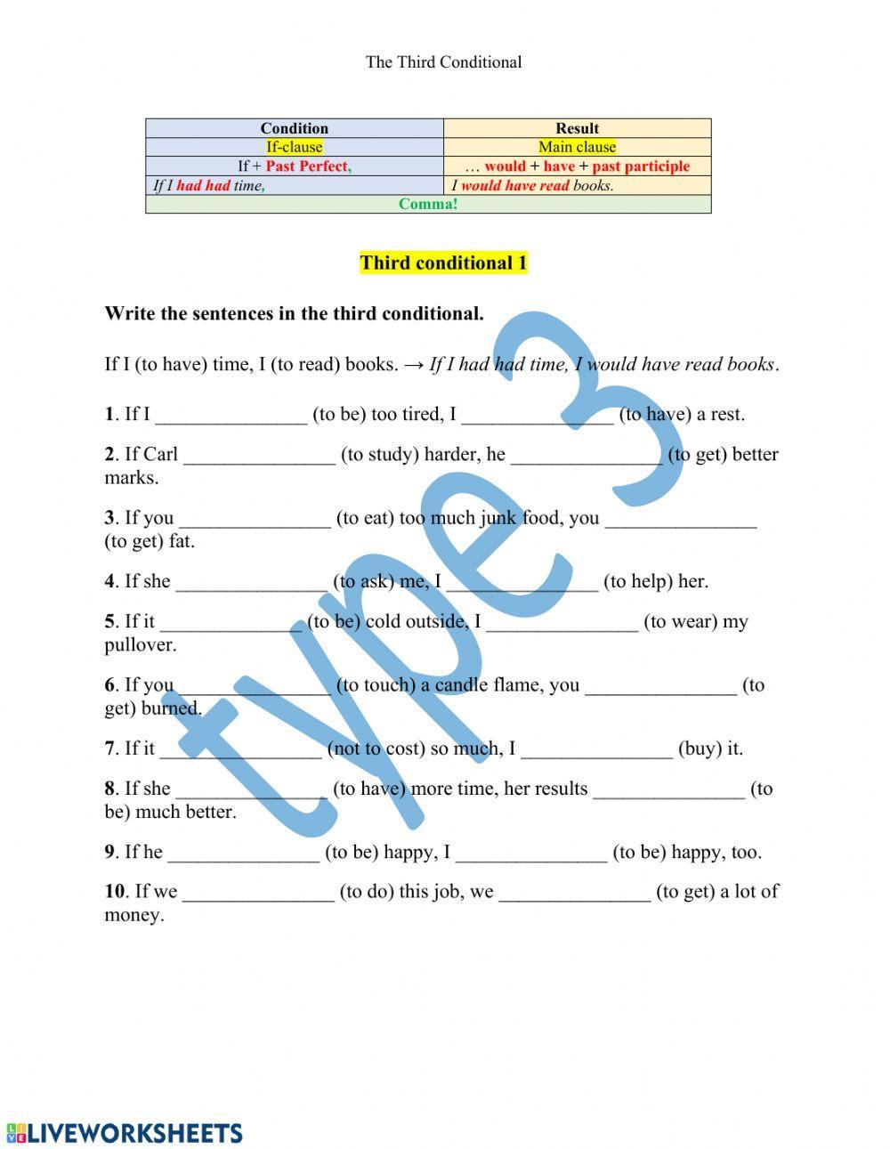 The Third Conditional 1