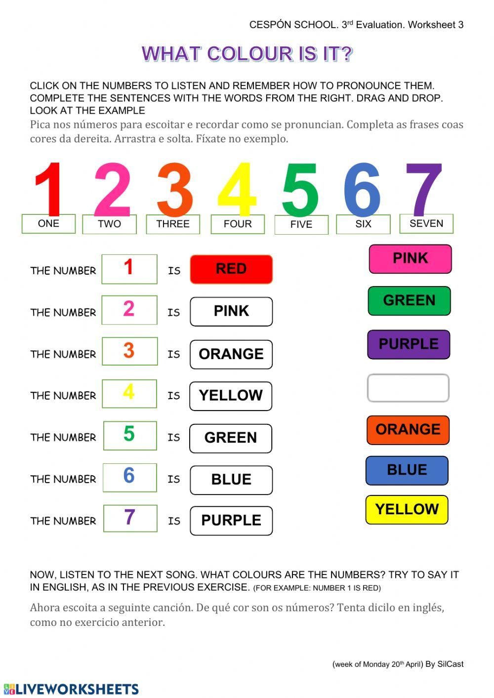 NUMBERS 1to10 AND COLOURS