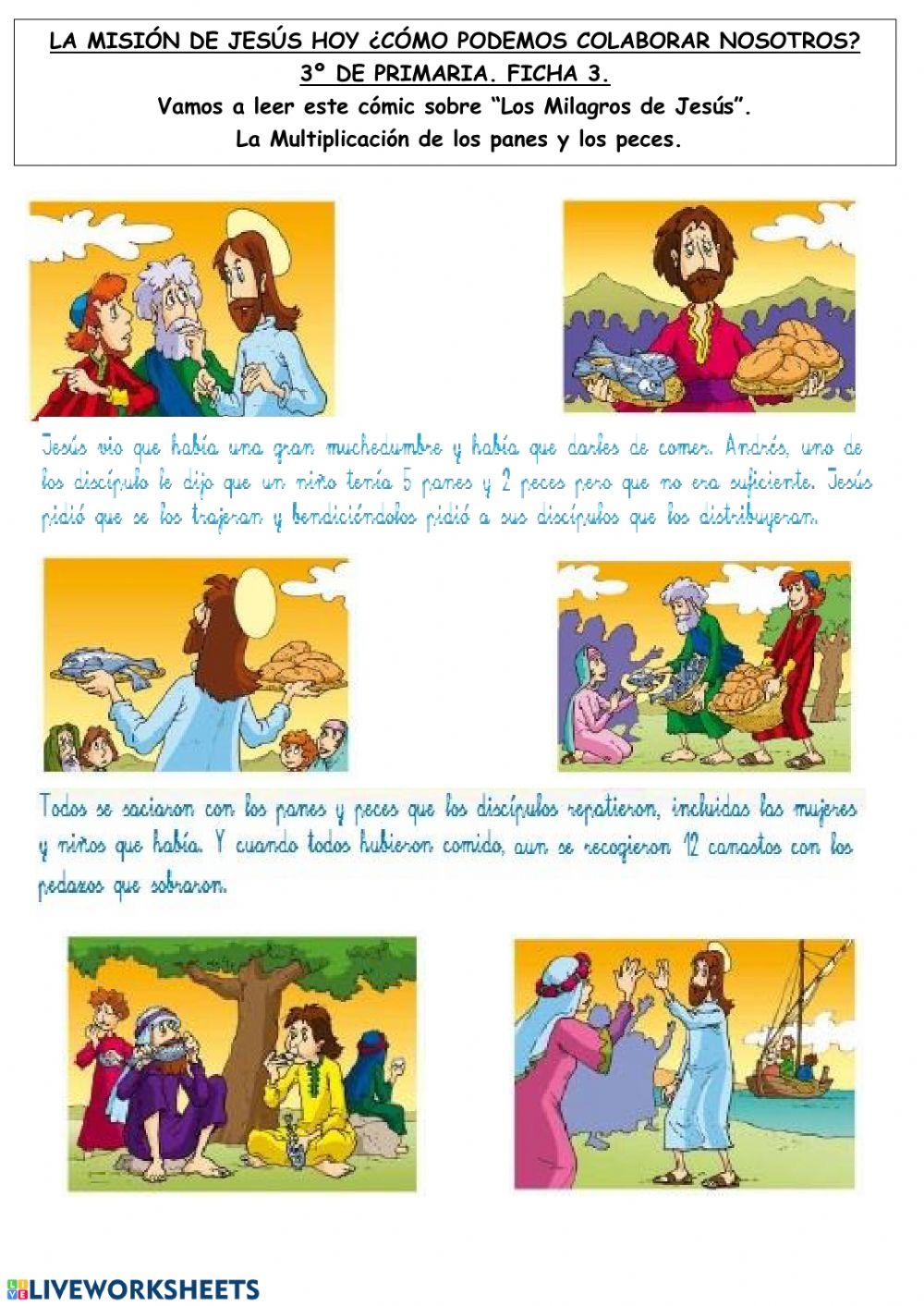 La misión de Jesús hoy ¿cómo podemos colaborar nosotros? 3º de Primaria Tierno Galván