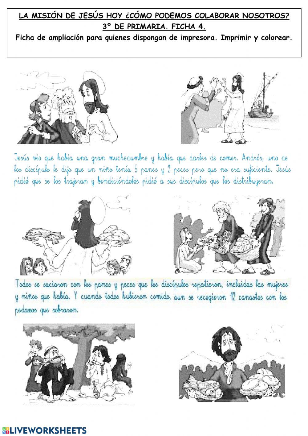 La misión de Jesús hoy ¿cómo podemos colaborar nosotros? 3º de Primaria Tierno Galván La misión de Jesús hoy ¿cómo podemos colaborar nosotros? 3º de Primaria Tierno Galván