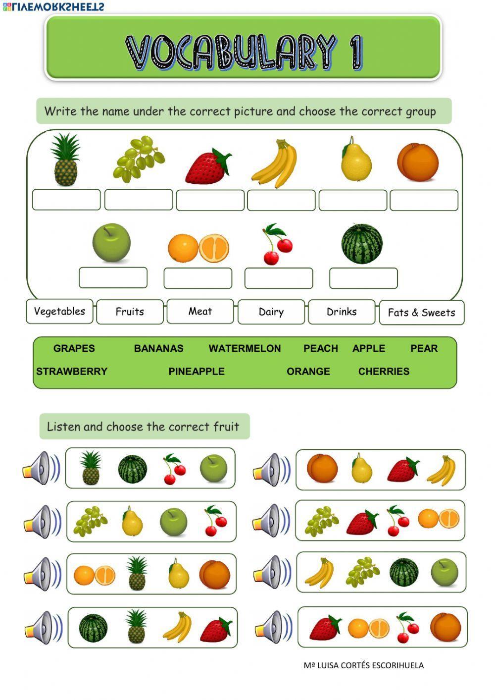 Restaurant vocabulary 1