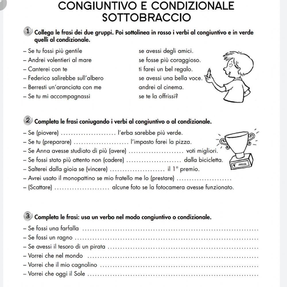 Condizionale e congiuntivo