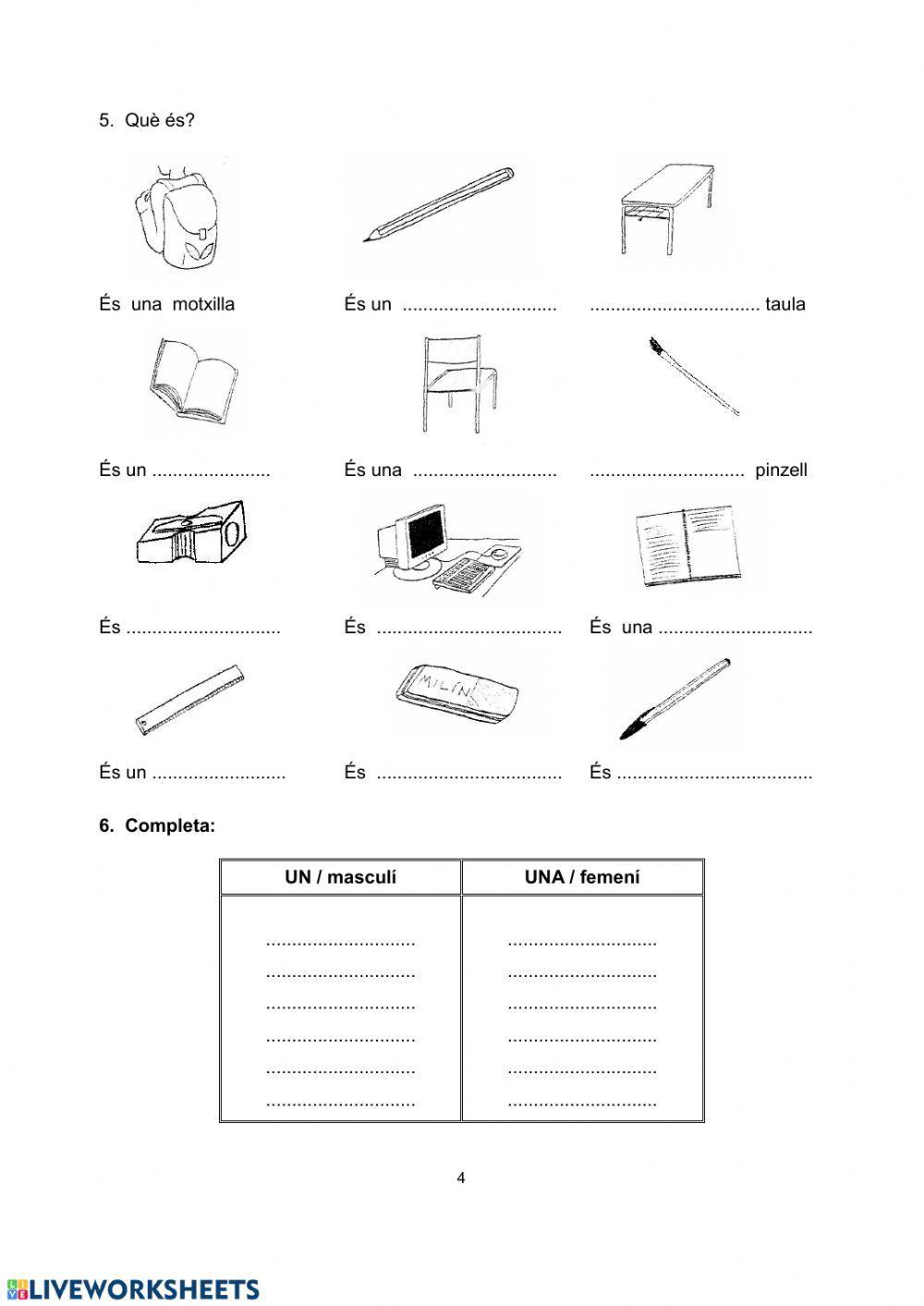 Vocabulari de la casa