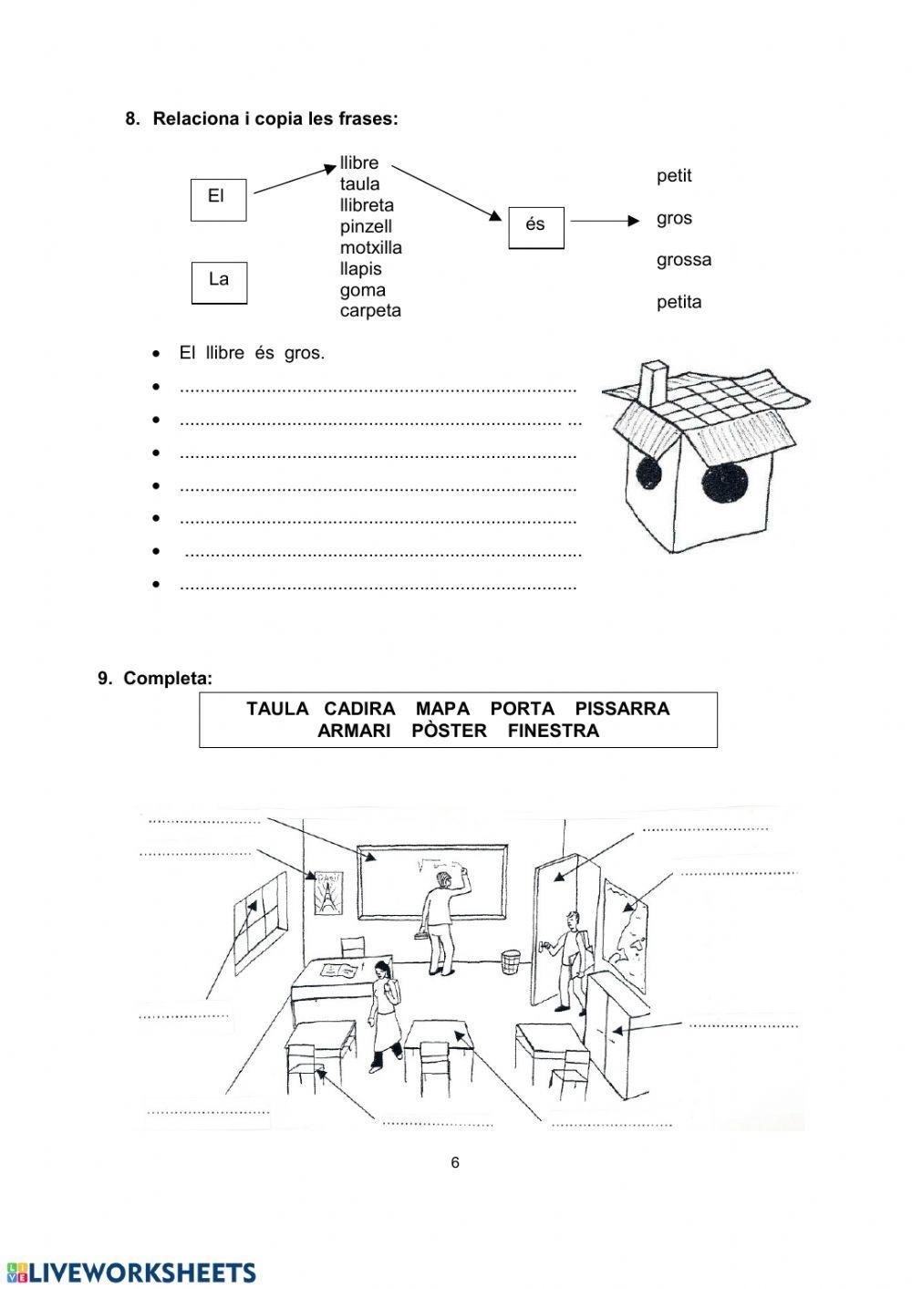 Vocabulari de la casa