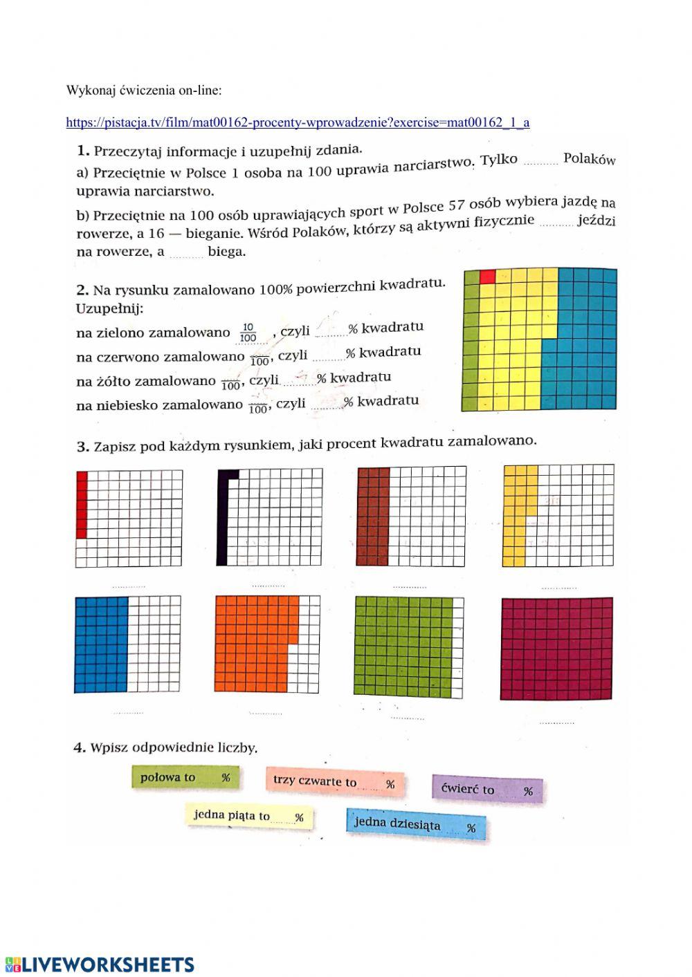 Procenty-wprowadzenie