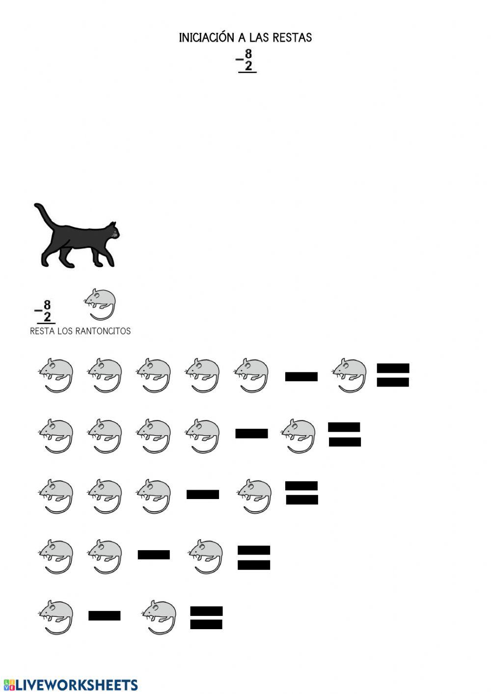 Iniciación a las restas