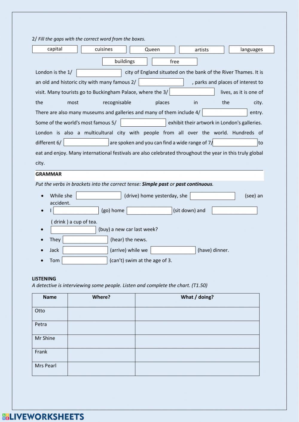 Test on Unit 3 Project 3