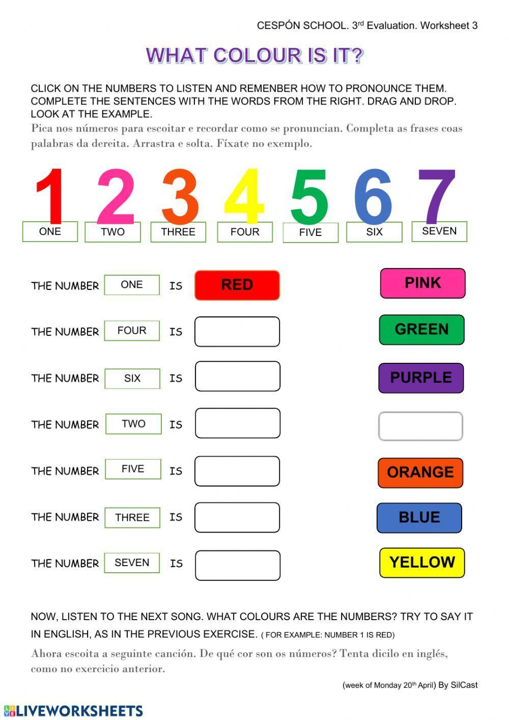 NUMBERS 1to10 AND COLOURS