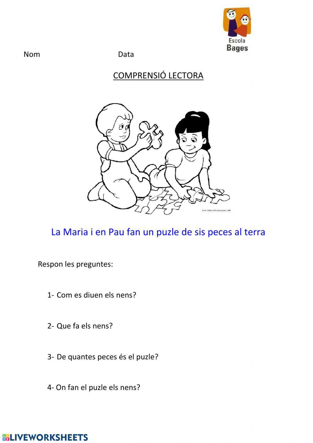 Comprensió lectora 2