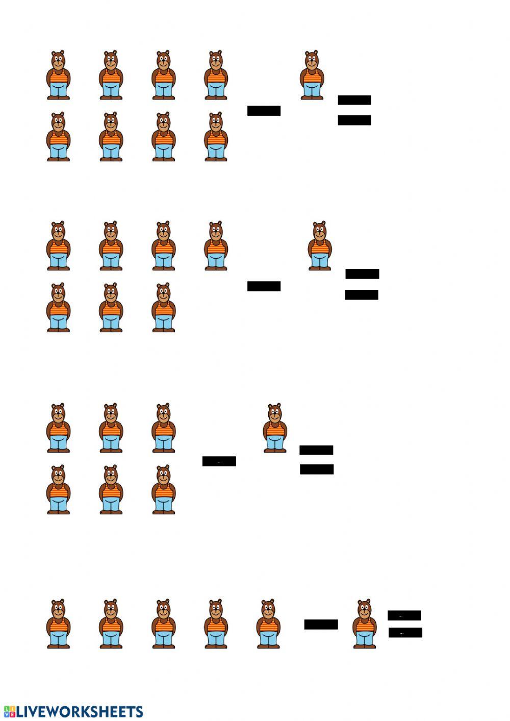 Iniciación a las restas