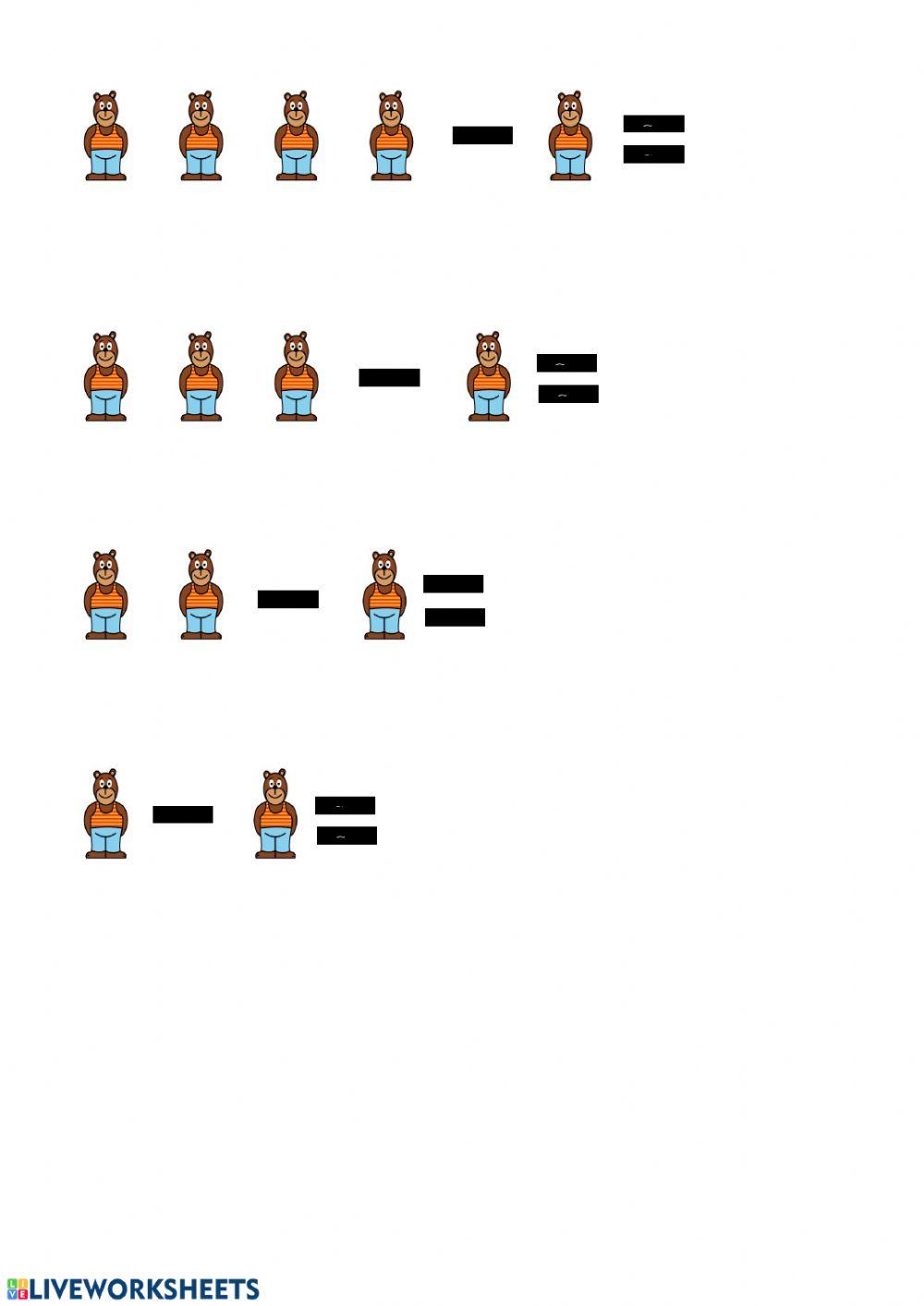 Iniciación a las restas