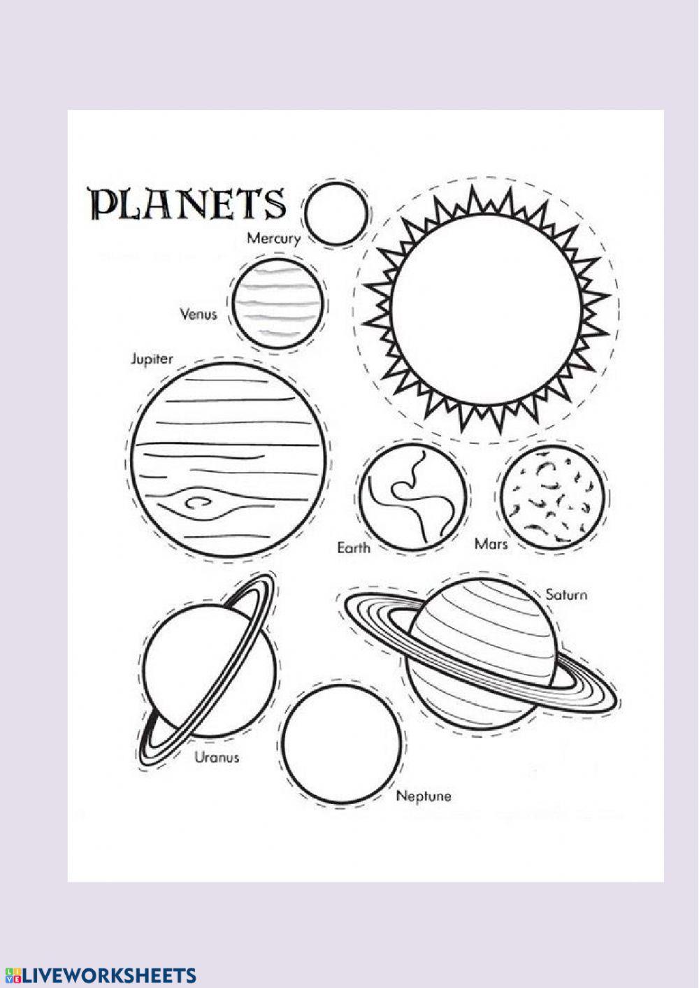 Manualidad del Sistema solar