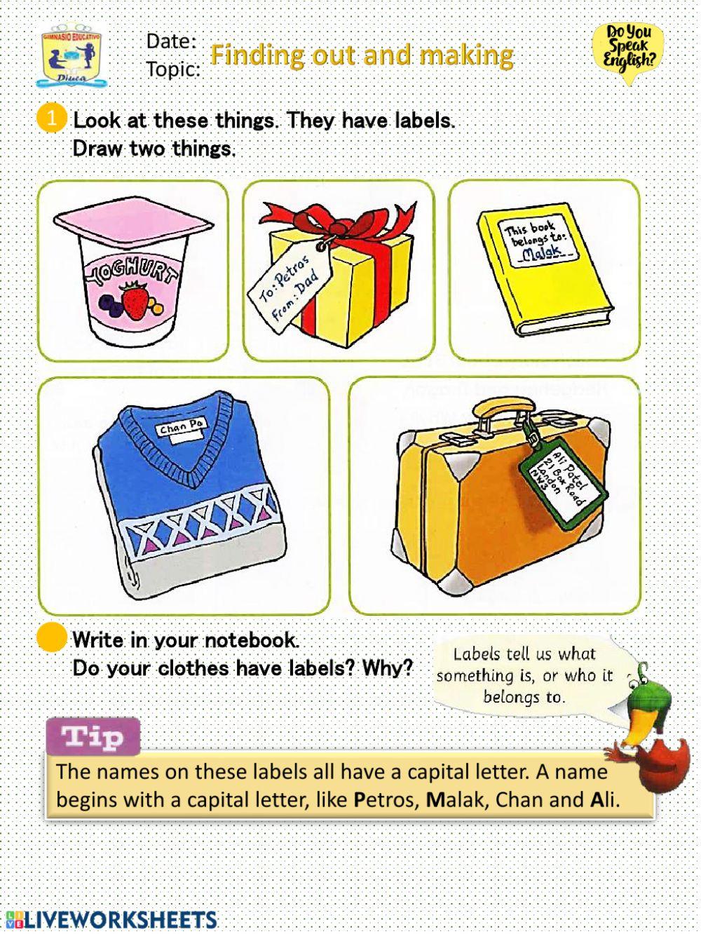 Finding out and making