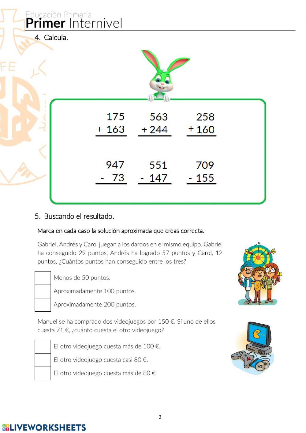 Tarea de matemáticas día 21