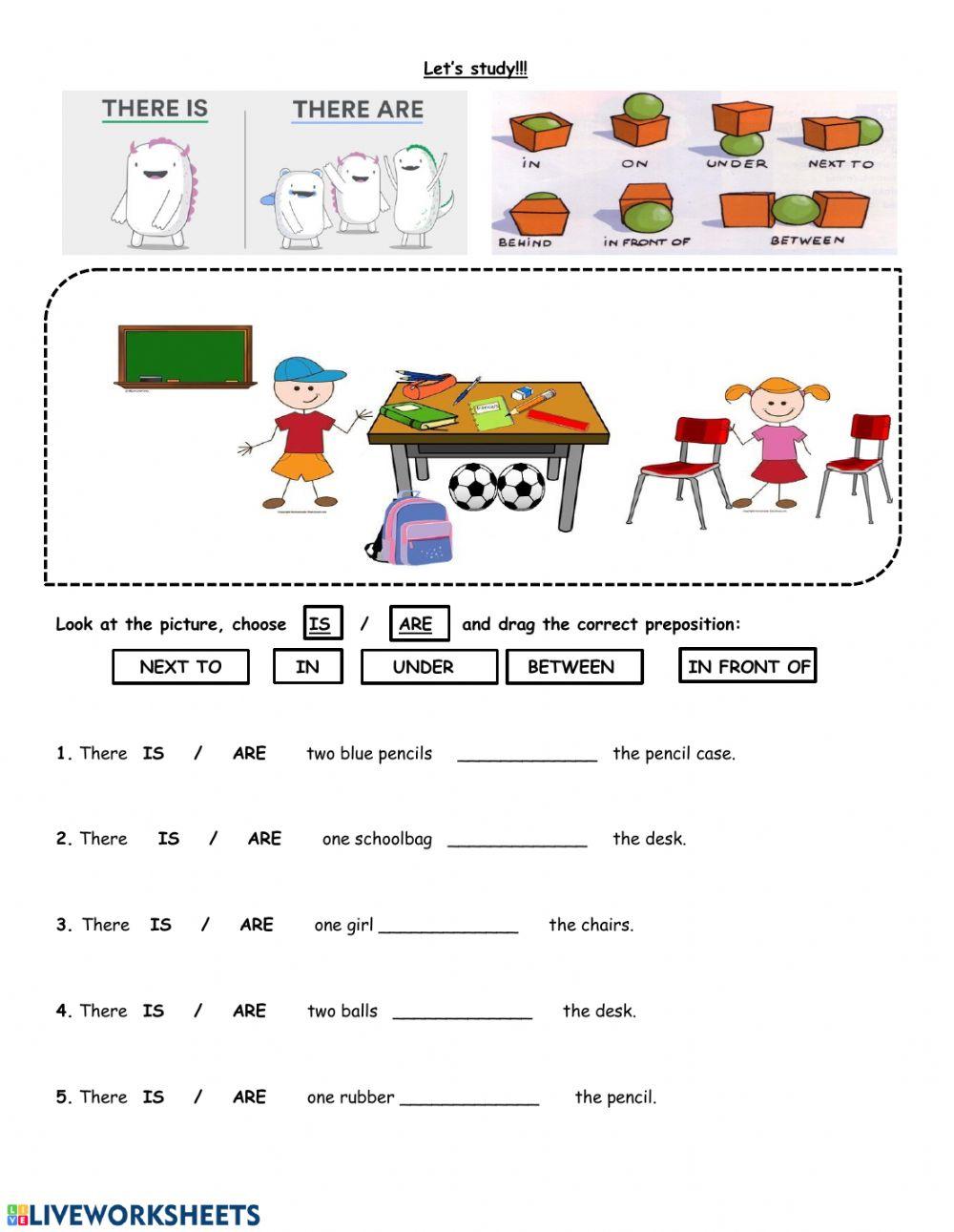 Preps - There is- are