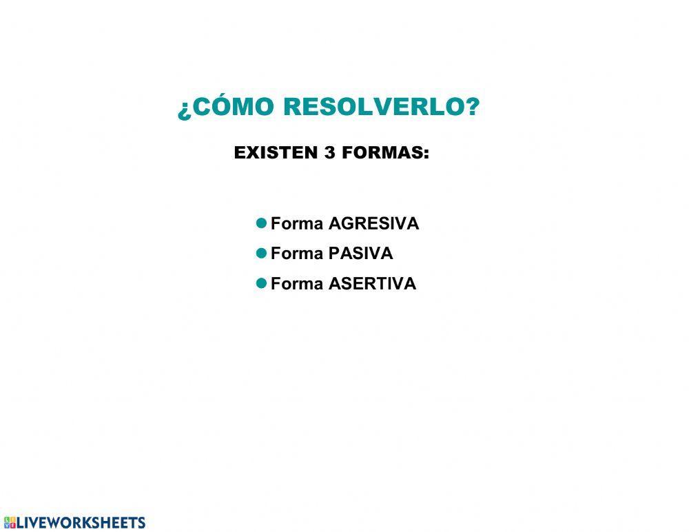 Resolución de conflictos