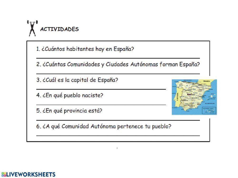 Texto: Las comunidades autónomas