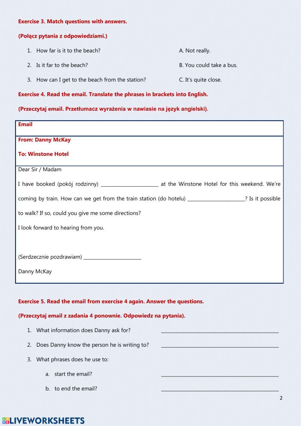 Writing - sequencing