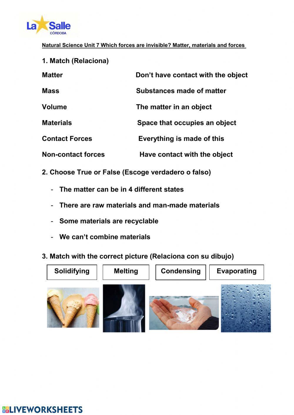 Repaso Unit 5 Natural