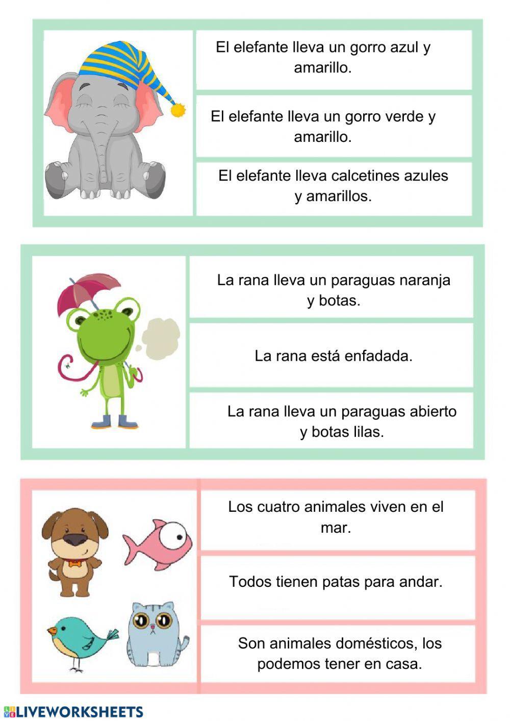 Comprensió lectora-frases