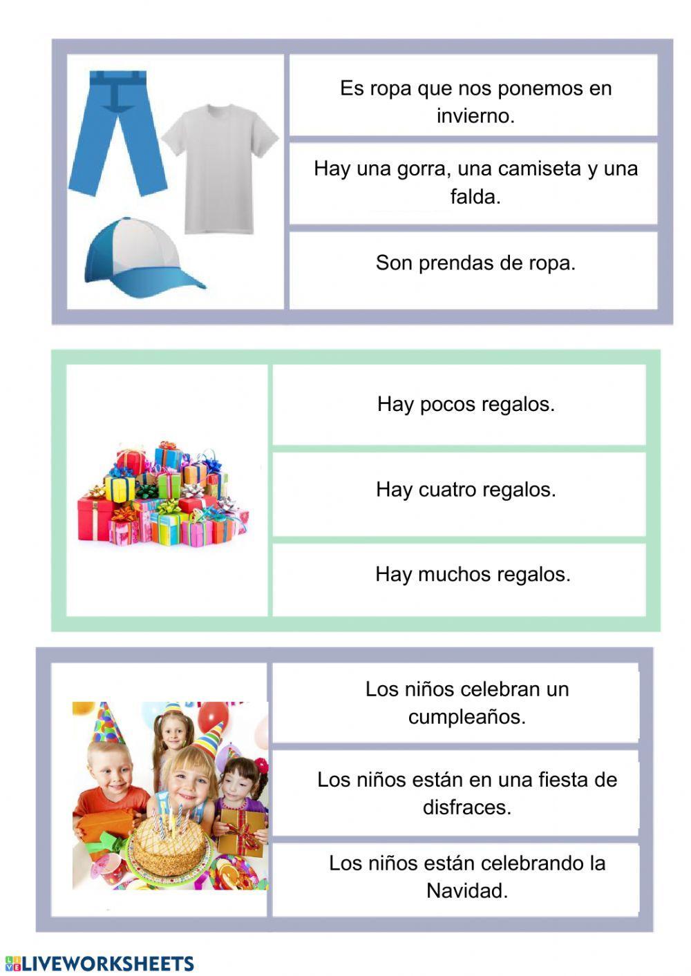 Comprensió lectora-frases