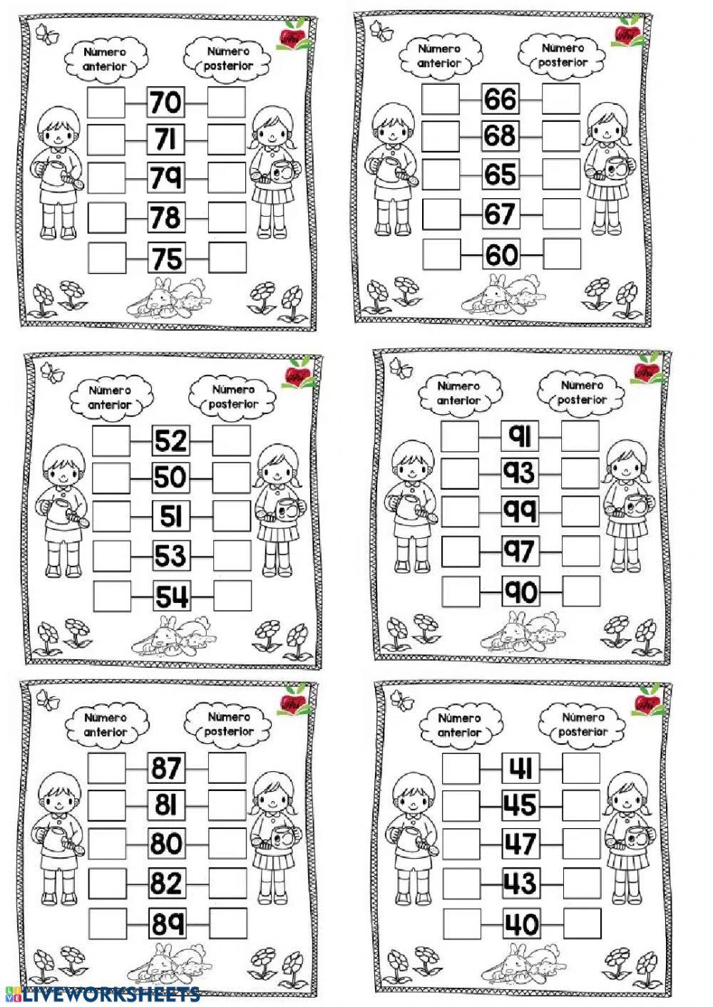 Anterior y posterior