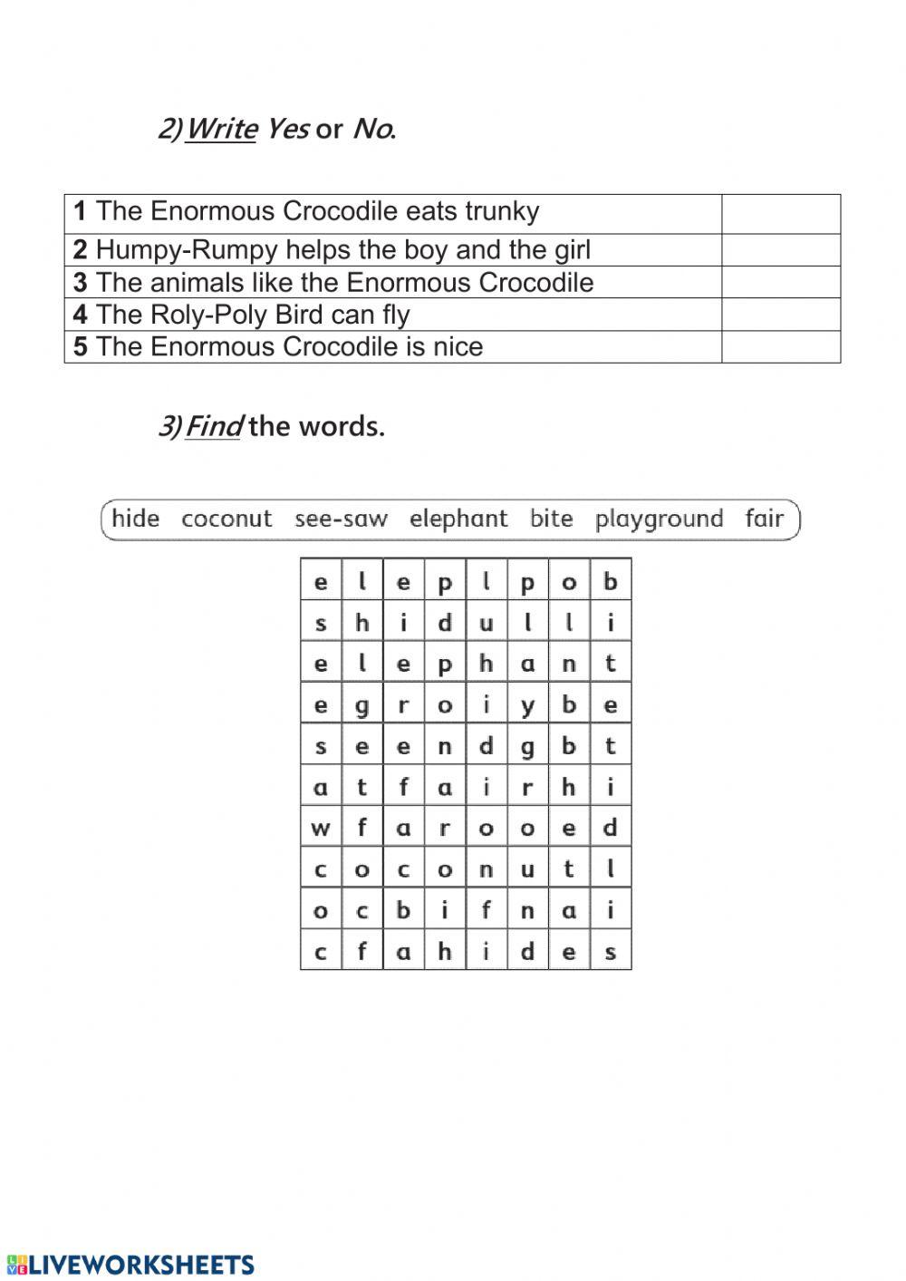 The enormous crocodile