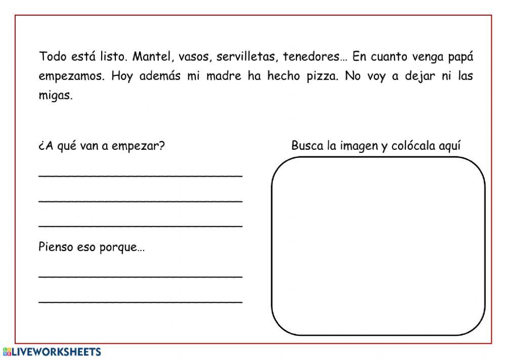 ¿Qué vamos a empezar a hacer? worksheet Live Worksheets
